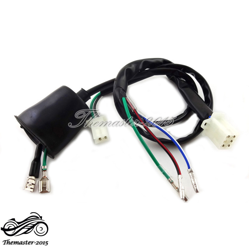 Wiring Loom Harness Kill Switch Ignition Coil CDI For 50cc 160cc Pit