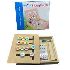 Aug Toy Sliding Puzzle Four Color Game Childrens Toy 3 