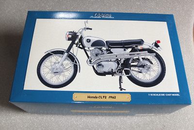 Ebbro 1:10 great Honda cl72 black silver 1962 10010 vintage bike model 1/10 NOS