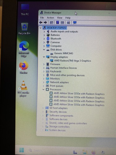 Lenovo IdeaPad 1 Laptop 11.6" 64GB AMD Athlon Silver 3050e@1.40GHz, 4GB Win 11 - Picture 10 of 10