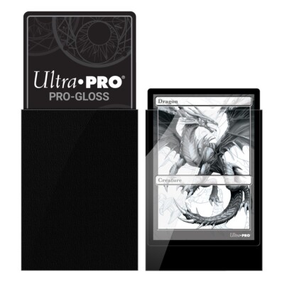 Ultra Pro Gloss Black Standard Deck Protector Sleeves (50)