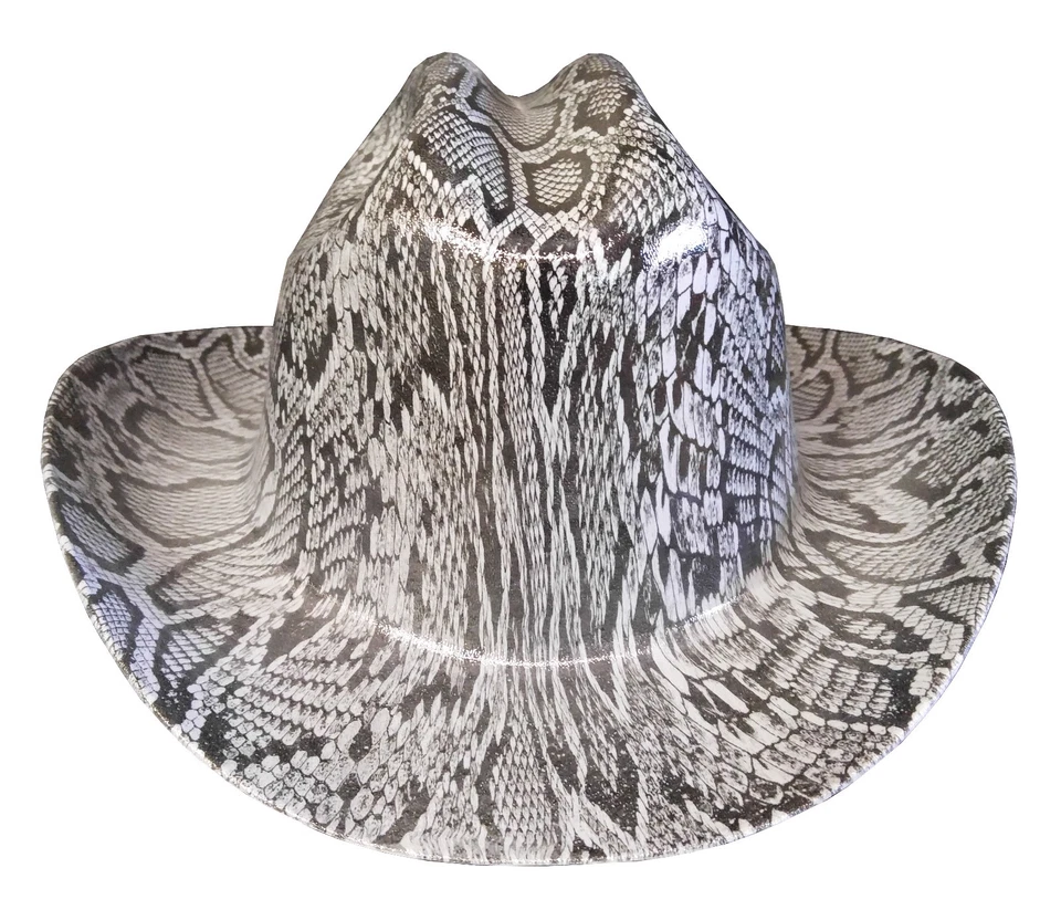 Sombrero duro Hydro Dipped Kimberly Clark Outlaw gris piel de serpiente Foto 3 de 4