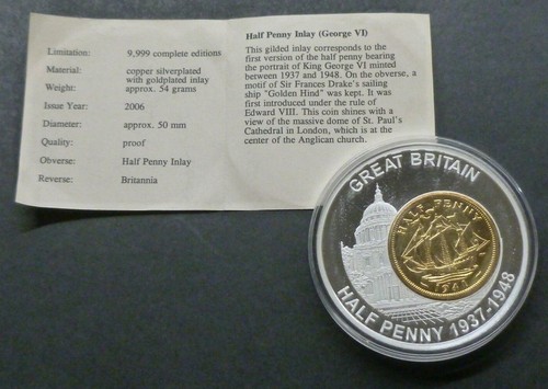 British Currency Medallions Gold Plated UK Pre/Decimal Coins NEW STOCK See Menu - Picture 38 of 52