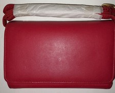 Rolfs'  Leather Mini Bag Red / With Removeable Strap