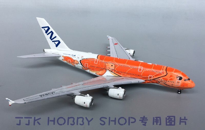 JC WINGS 1/400 ANA Orange Turtle Airbus A380 JA383A