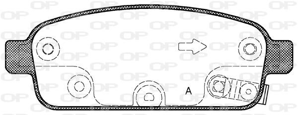 Plaquettes de frein pour résoudre les vibrations sur Opel Astra J 2.0