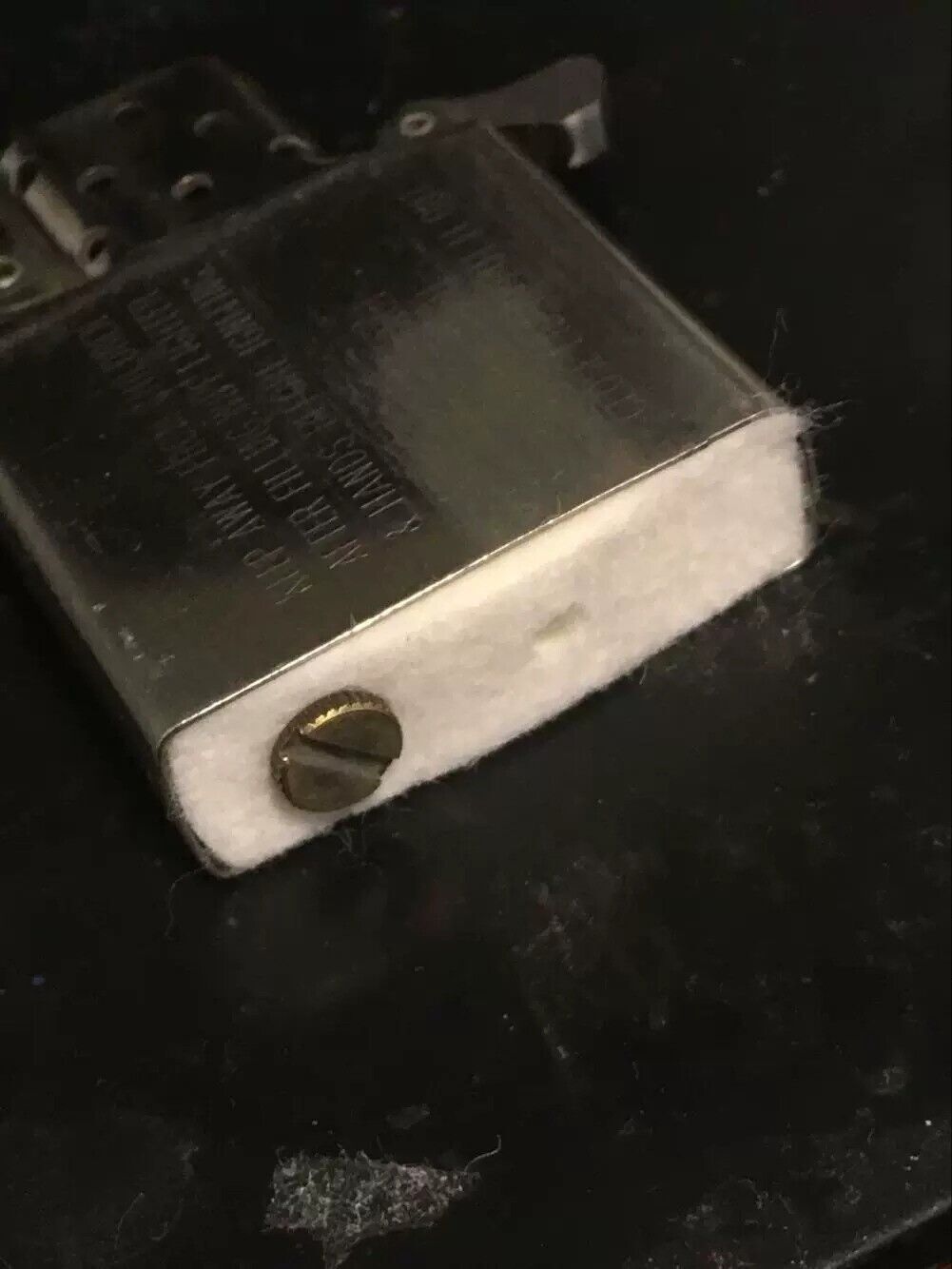 For Zippo lighters, 100pcs high quality cotton white felt pads oil