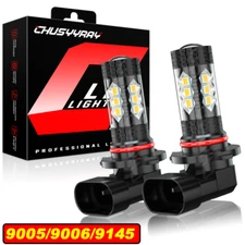 2x 9005 HB3 LED Headlight Kit 70W 8000LM Hi/Lo Beam Fog Bulb 4500K golden yellow