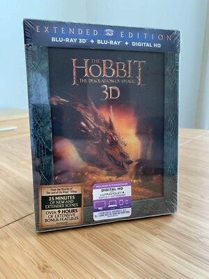 The Hobbit: The Desolation of Smaug Extended Edition (3D/2D Blu-ray) (Slipcase)
