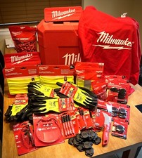 Milwaukee Tool misc items (Vest, Earplugs, Ti...