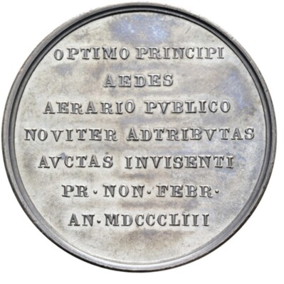 ITALY. Papal Coinage. Pius IX, 1846-1878. Medal RY 7 = 1853