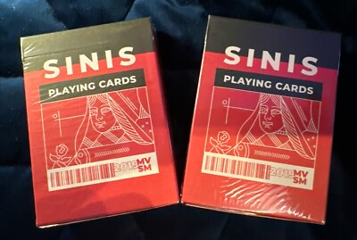 SINIS Raspberry Playing Cards 2019 Poker Size Deck USPCC Custom Limited Edn New!