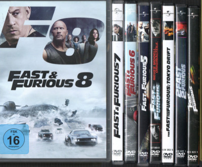 The Fast and the Furious 1 / 2 / 3 Tokyo Drift / 4 Neues Modell / 5 6 7 8