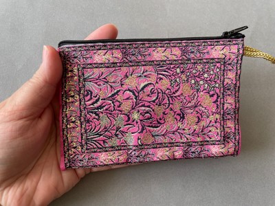 Portamonete Kilim In Arazzo, Piccola Borsa Make-up, Porta Carte/Oyster, Idea Regalo Low Cost - Foto 5