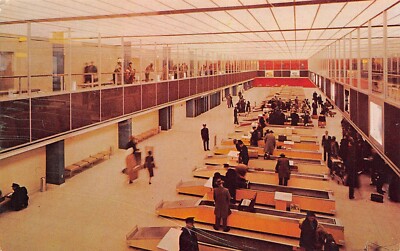 New York NY 1962 Postcard Streamlined Customs Facility NY International Airport