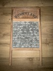 Vintage Sunnyland Wood Washboard — photo 3
