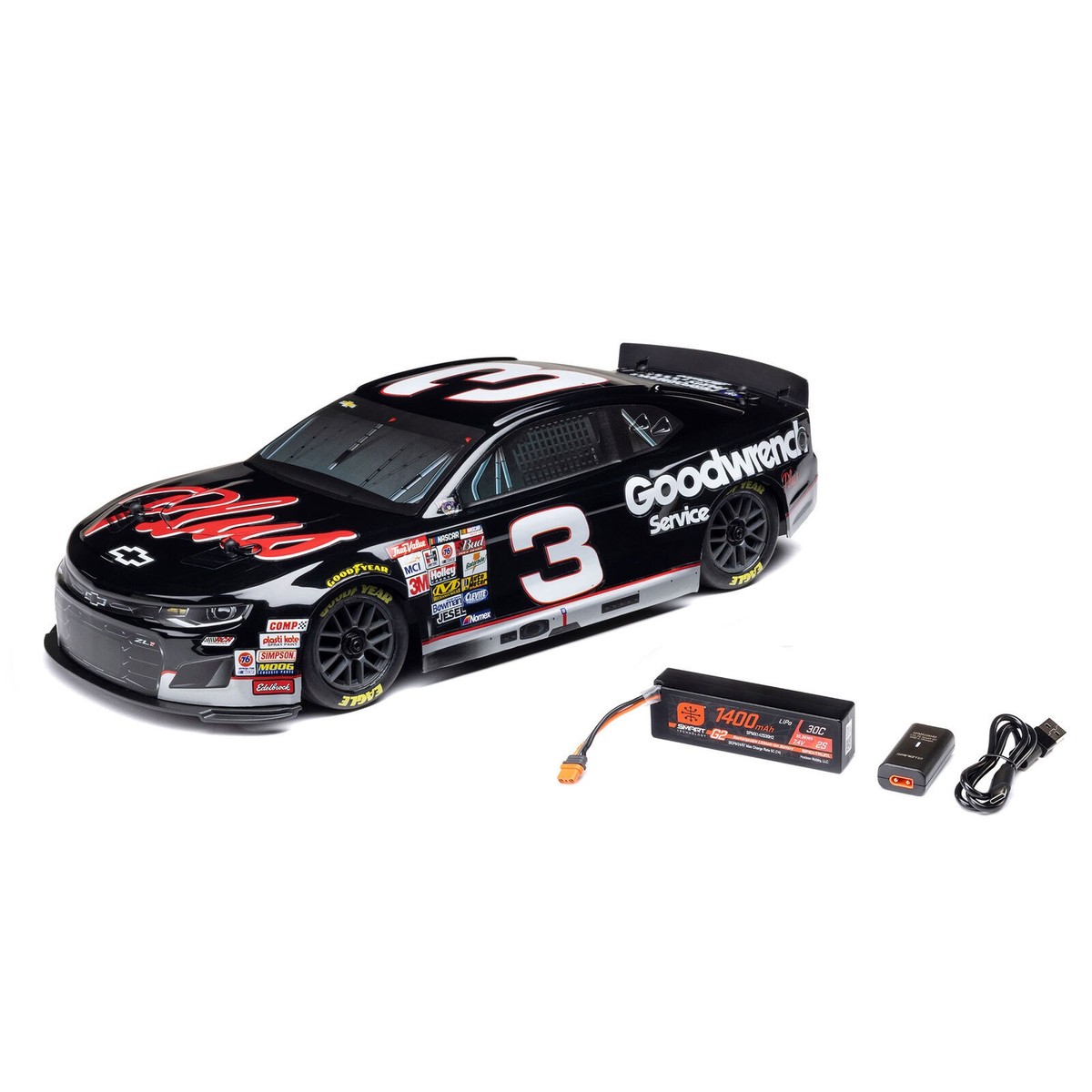 Losi LOSF1122503 Dale Earnhardt Chevy Camaro Goodwrench 3 NASCAR