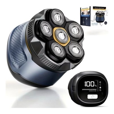 Bald Head Shaver Electric Rotary Razor Wet Dry USB Rechargeable Men