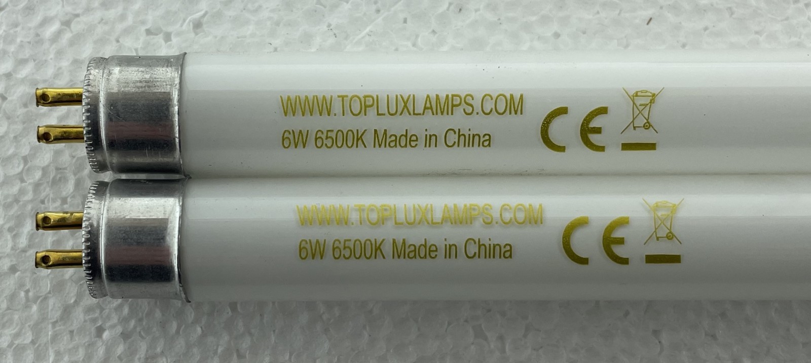 2 x 6w tubes T5 Caravan 9"" Emergency lighting 865 Daylight SAD Toplux 212mm