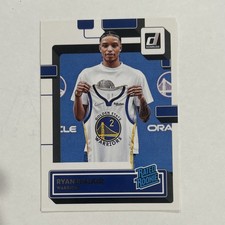 Ryan Rollins Rated Rookie 2022-23 Panini Donruss No.244 Golden State Warriors