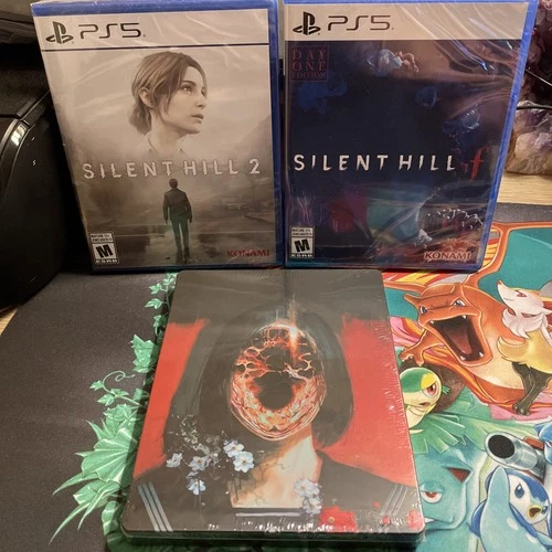 PS5 Silent Hill 2 + Silent Hill F + Exclusive Limited SteelBook NEW/SEALED
