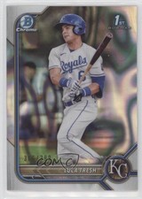 2022 Bowman Chrome Prospects Lava Refractor 366/399 Luca Tresh #BCP-136 4a7