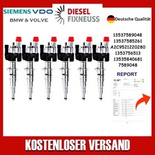 6x Einspritzdüse Einspritzventil VDO 13537589048 13537565138-06 N53 BMW Benzin