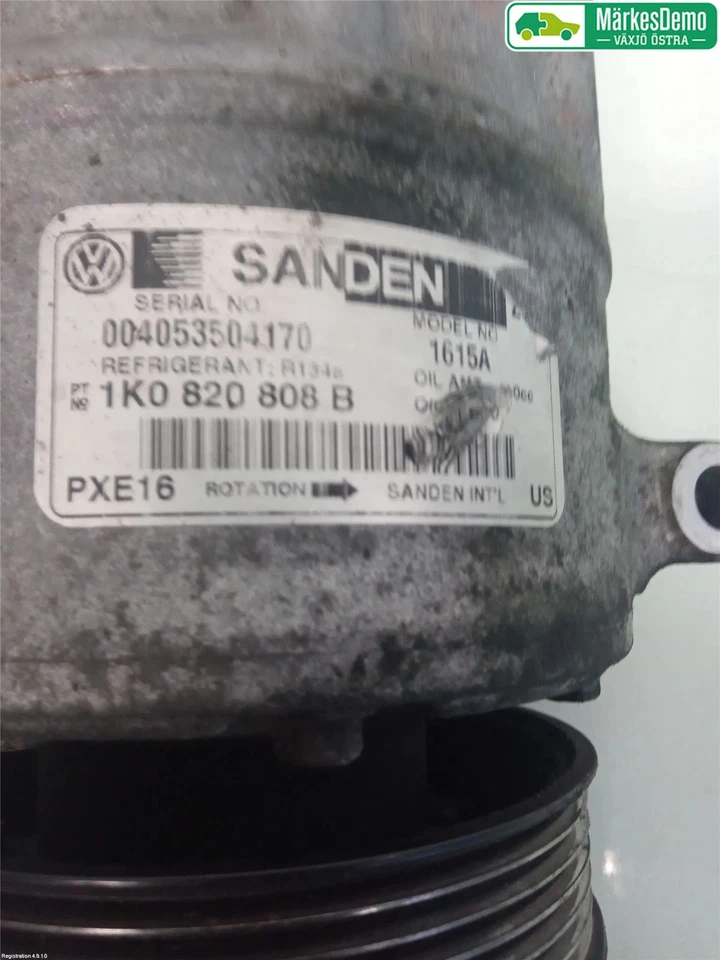 Pompa climatizzatore originale VW JETTA IV (162, 163, AV3, AV2) 2011 - Immagine 2 di 3