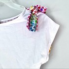 Paul Smith Jr girls white multi sleeveless colorblock summer t-shirt size 14 — photo 2