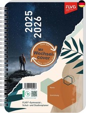 FLVG Schülerkalender 2025/2026, A5 Schulplaner, Hausaufgabenheft für Schule &