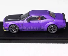 FW 1:64 Scale Purple SRT Hellcat Muscle Sports Diecast Metal Model Collection