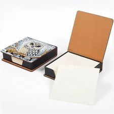 Diamond Painting Kit Note Box,Memo Paper Storage Box Diamond Art,Sticky Owl