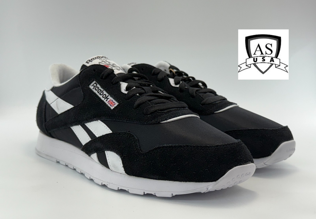 Reebok Classic Nylon 100009273 Running Shoes Men's Size 12 Black