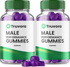 (2 Pack) Truvora Gummies for Men – Tru Vora Gummy Advanced Formula Enegy Support
