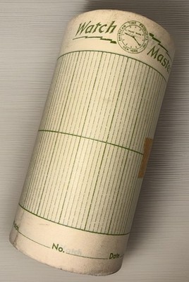 NOS Watch Master Timing Machine Graph Roll Chart Paper SP-464-G Vintage