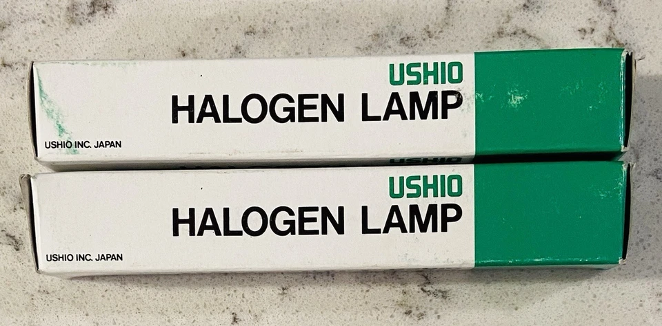 (2) Osram & Ushio Halogen Photo Lamps FHM 1000w-120v. Unused. Boxed - Image 2 of 3