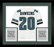 FRMD Brian Dawkins Philadelphia Eagles Signed White Mitchell & Ness Auth. Jersey