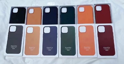 For iPhone 14 ProMax 14Plus Leather Magnetic Phone Case Shockproof Magsafe Cover