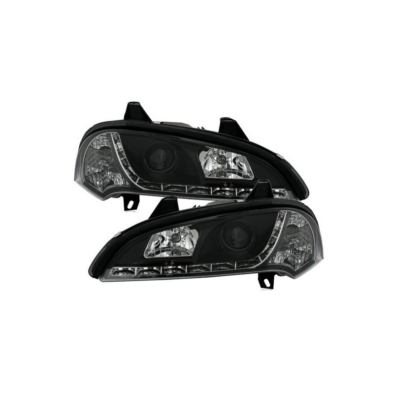 Phares Daylight Led Opel Tigra 95-03 Noir contre le jaunissement