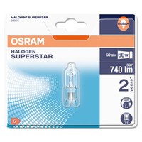 Osram Halogen Stiftsockellampe Superstar 48W =60W G9 Klar 740Lm Warmweiß Dimmbar