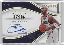 2022-23 Panini Immaculate Immaculate Ink 26/99 Carlos Boozer #II-CBZ Auto 18er