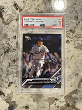 2024 Topps Now Yoshinobu Yamamoto RC #42 PSA 10