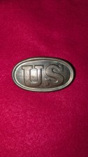 Outstanding Pre-War Maker Mark 1839 Pattern Small US Cartridge Box Brass Plate