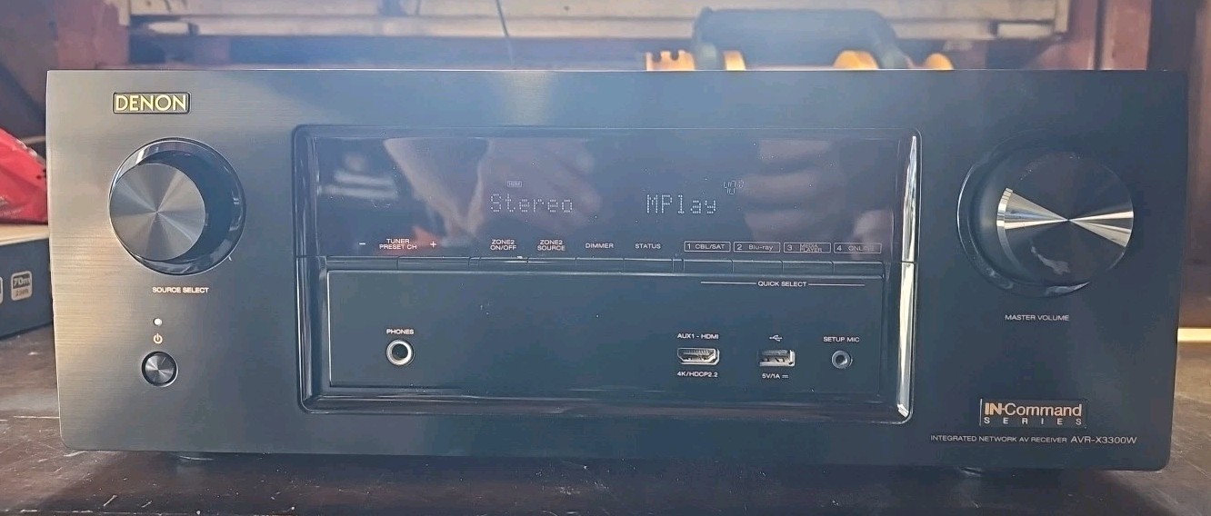 denon x3300w vintage audio equipment - eBay listing photo 1