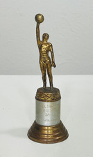 VINTAGE DODGE 1954 METAL ART DECO MENS FIGURAL BASKETBALL TROPHY