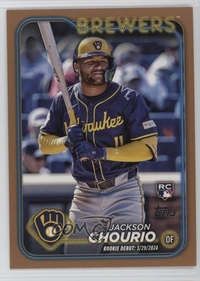 2024 Topps Update Debut Gold 974/2024 Jackson Chourio #US155 Rookie RC 12ok