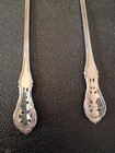 sterling silver ice tea spoons 2 seven and a half inch — photo 2