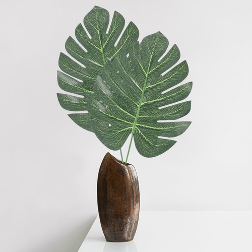 12 Piezas Monstera Decoración Banquete Simulado Hoja Tallos Imitación Ramas para Jarrón - Imagen 8 de 12