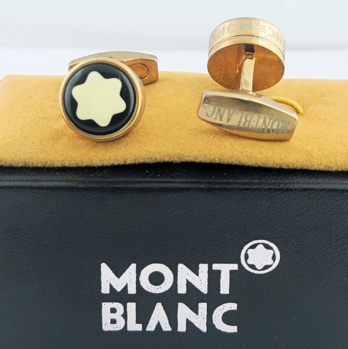 Montblanc Gold Cufflinks for Men for sale - eBay