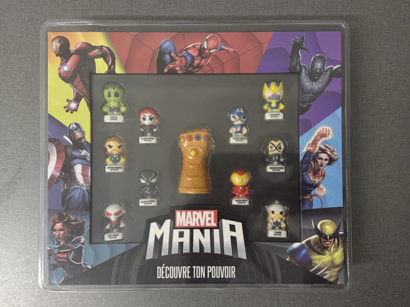 Coffret de 11 fèves Marvel Mania